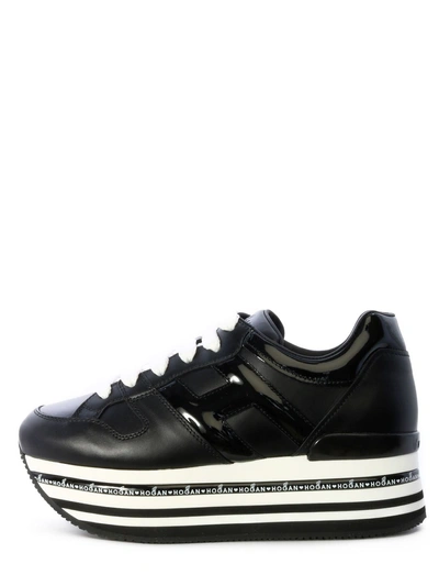 Shop Hogan Sneaker Maxi H222 Black