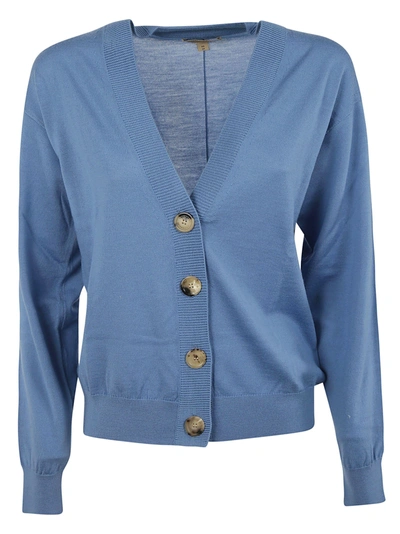 Burberry Buttoned Cardigan In Basic