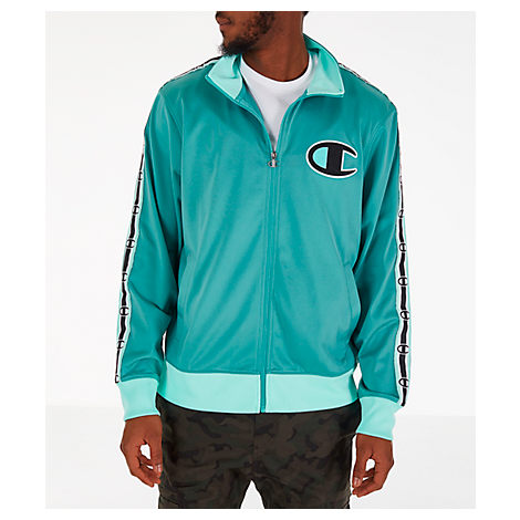 champion big logo track jacket