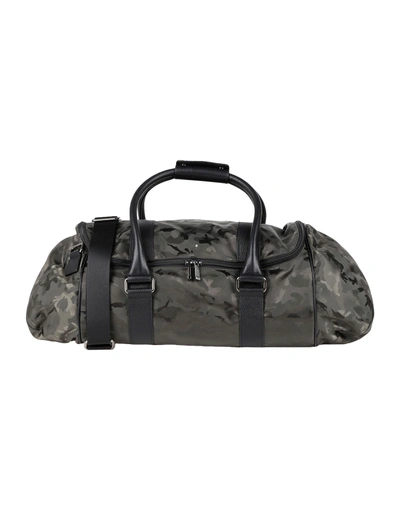 Shop Philippe Model Travel Duffel Bags In Military Green