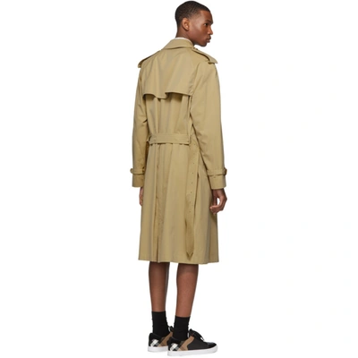 Burberry Beige Westminster Heritage Trench Coat In Honey | ModeSens