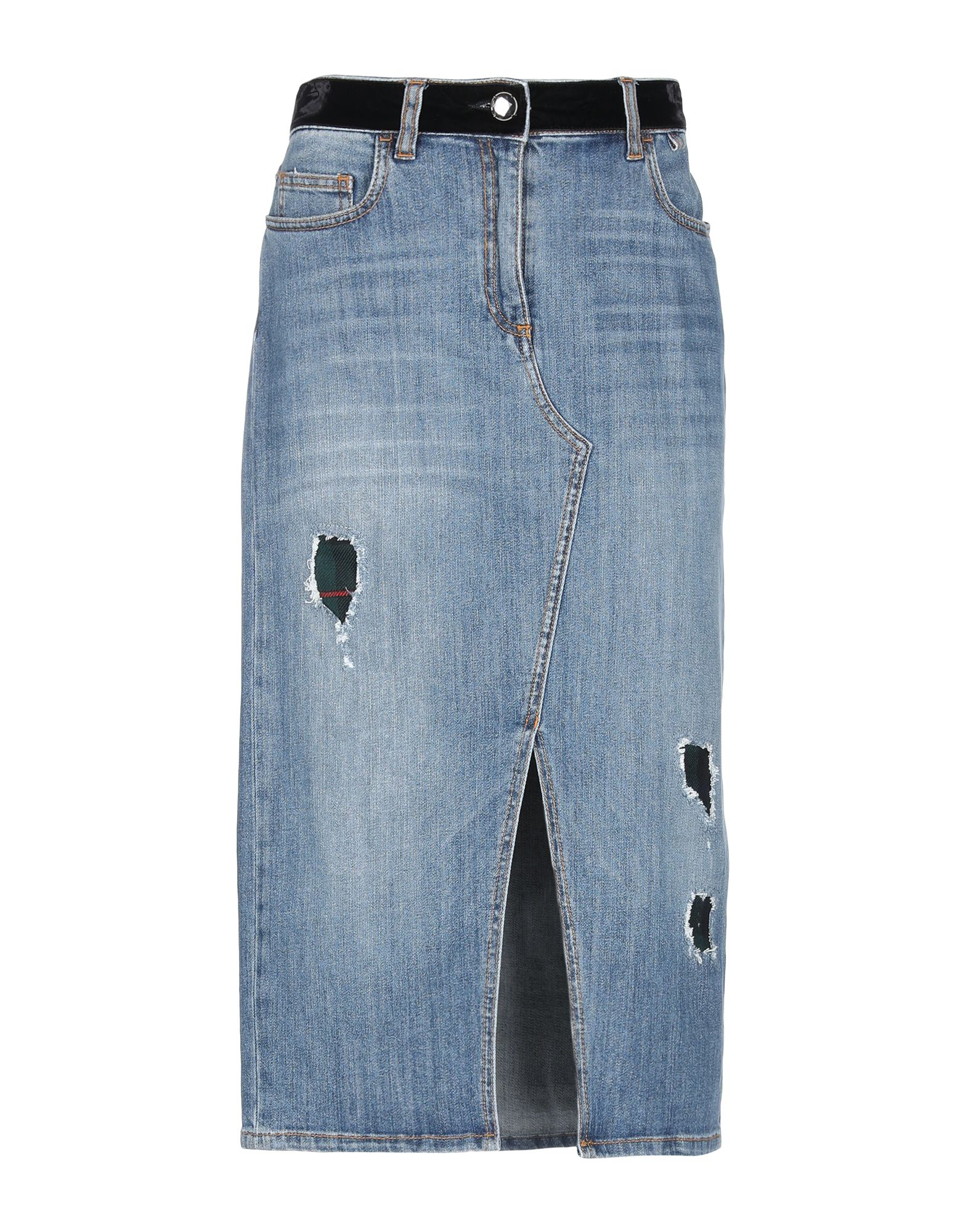 moschino denim skirt