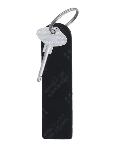 Shop Maison Margiela Key Ring In Black