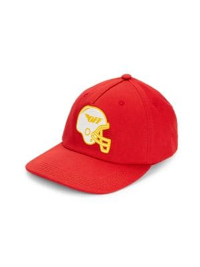 Shop Off-white Training Camp Baseball Cap In Red