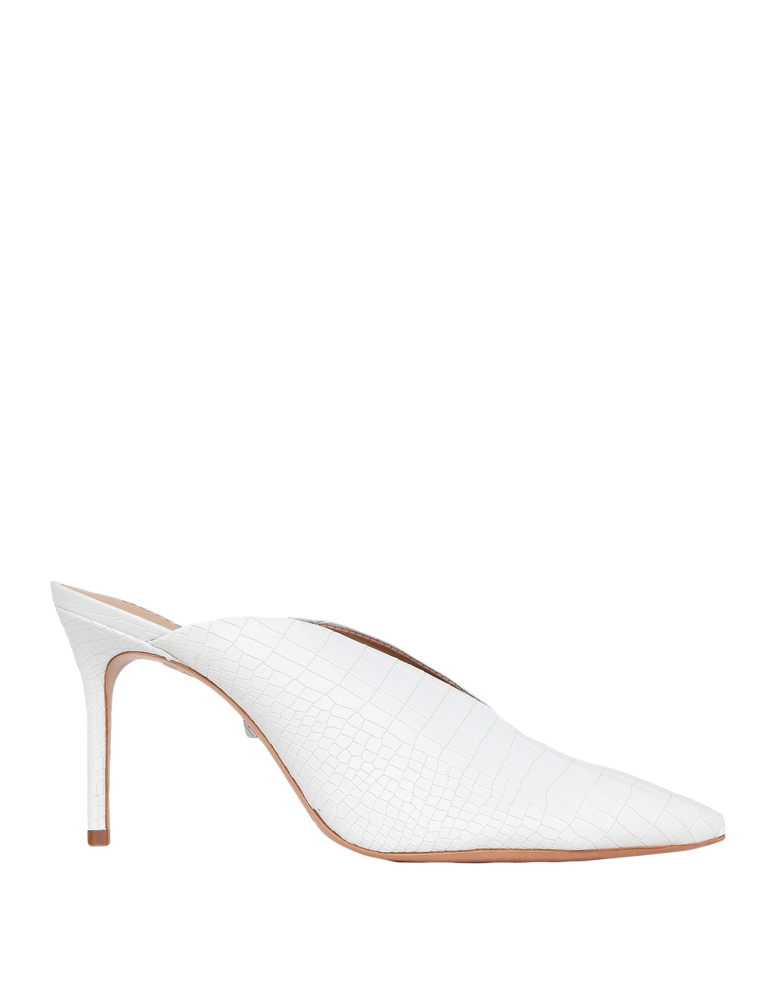 schutz white mules
