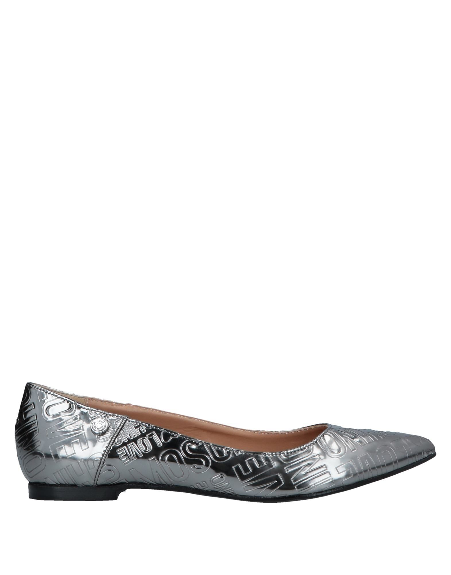 love moschino ballet flats