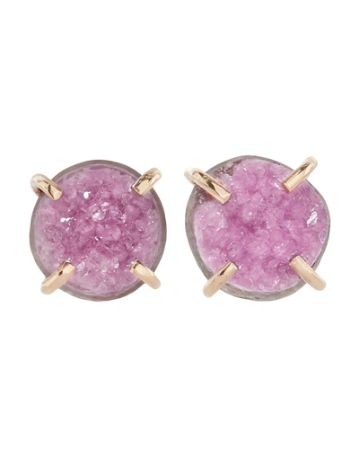 Shop Melissa Joy Manning Earrings In Purple