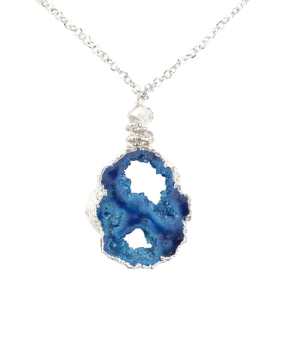 Shop Almala Necklace In Blue