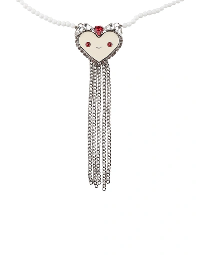 Shop Lisa C Bijoux Necklace In White
