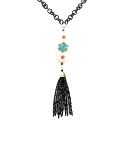 Shop Almala Necklace In Black