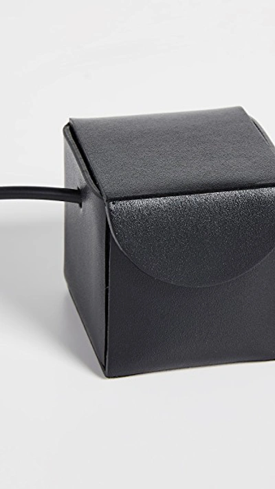 Shop Building Block Mini Cube Sling Bag In Black