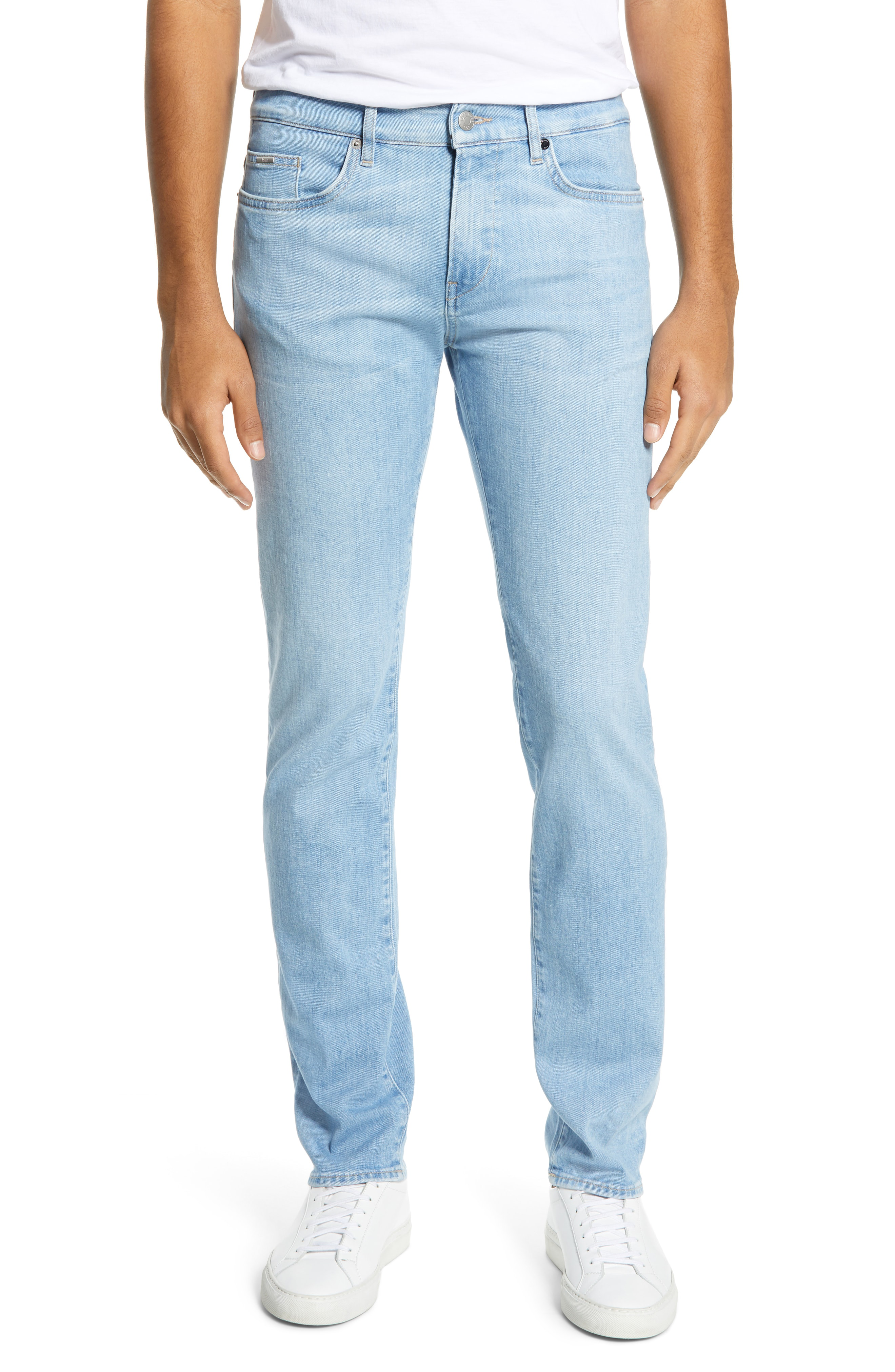 hugo boss light blue jeans