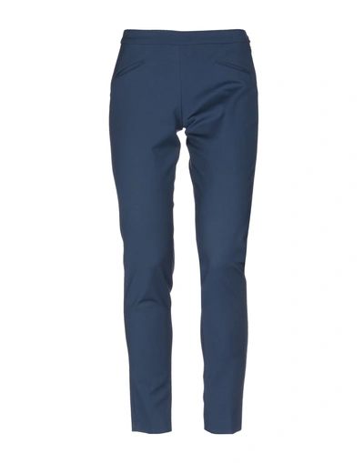 Shop Pt0w Casual Pants In Dark Blue
