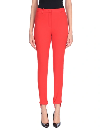 Shop Roberto Cavalli Woman Pants Red Size 2 Viscose, Acetate, Elastane
