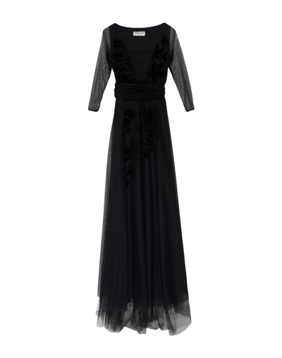 Shop Chiara Boni La Petite Robe Woman Maxi Dress Black Size 2 Polyamide, Elastane