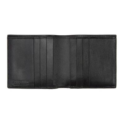 Shop Dsquared2 Black Logo Wallet In M063 Nerobi