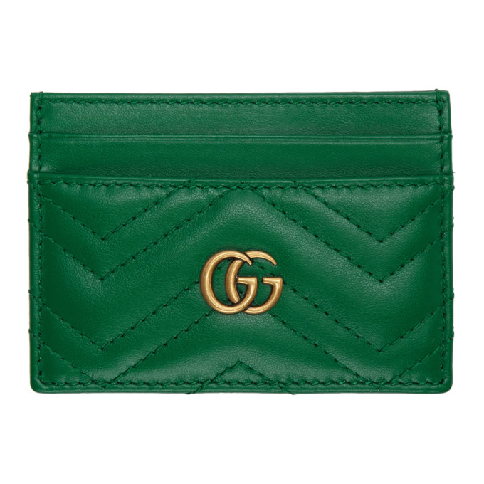 gucci quilted card holder