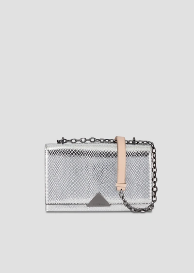 Shop Emporio Armani Shoulder Bags - Item 55018034 In Silver