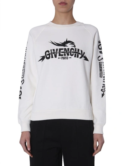 Shop Givenchy Sagittarius Sweatshirt In White