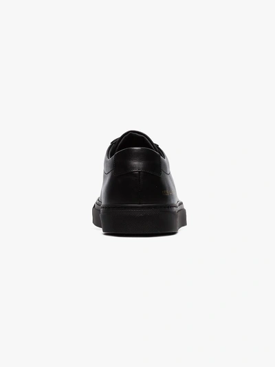 Shop Common Projects Original Achilles Leather Sneakers In Black