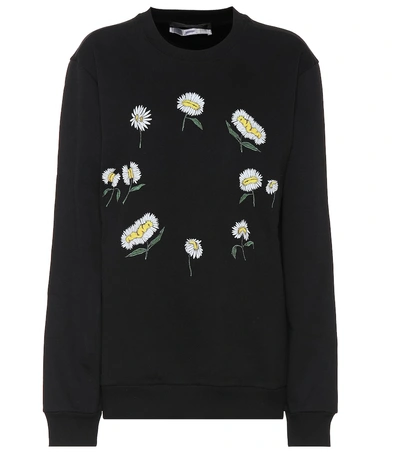 Shop Alyx Daisy Ring Cotton-blend Sweatshirt In Black