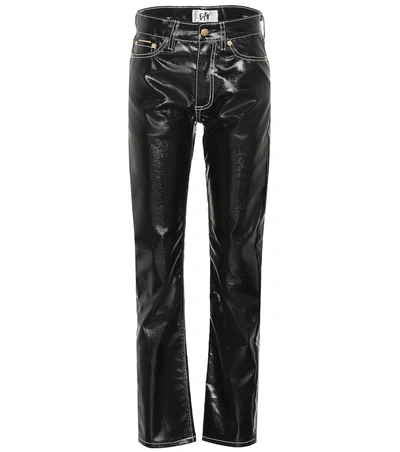Eytys Cypress Tar High-rise Straight Jeans In Black