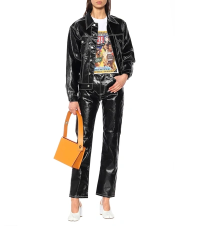 Eytys Cypress Tar High-rise Straight Jeans In Black