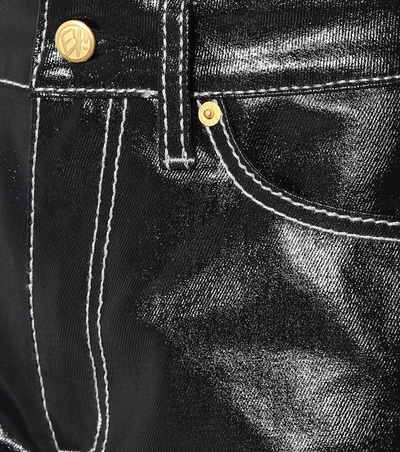 Eytys Cypress Tar High-rise Straight Jeans In Black