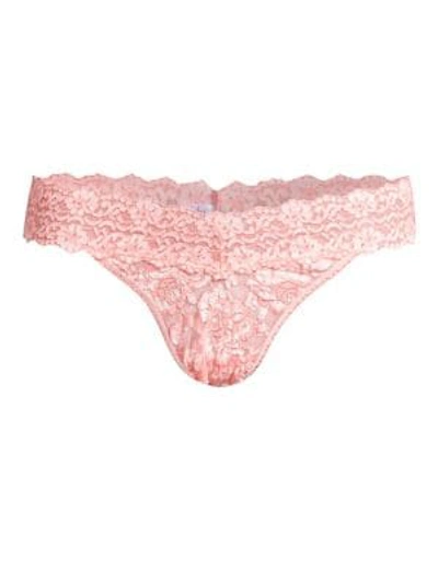 Shop Hanky Panky Cross Dye Original Thong In Rosita Pink