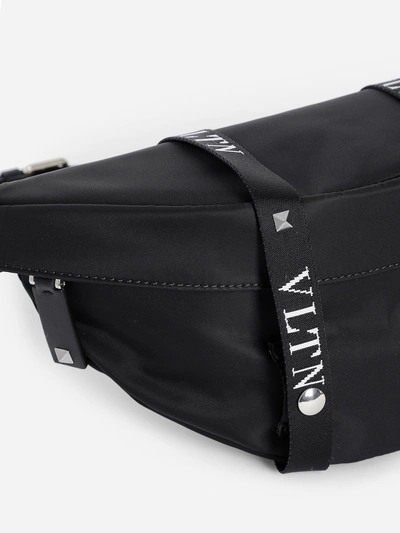 Shop Valentino Men's Black Vltn Belt Bag