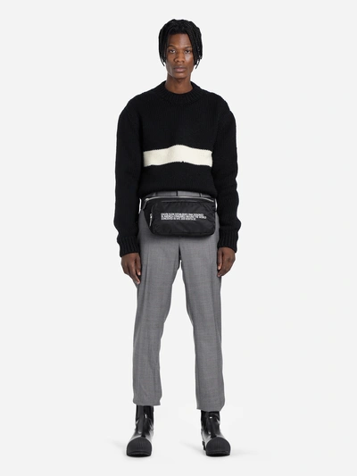 Shop Calvin Klein 205w39nyc Black Logo Fanny Pack