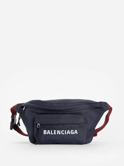 Shop Balenciaga Blue Wheel Belt Pack