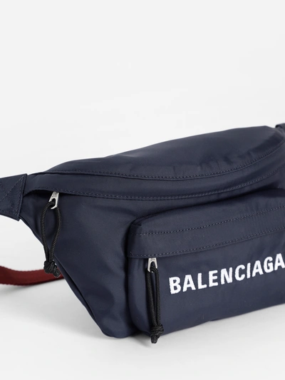 Shop Balenciaga Blue Wheel Belt Pack