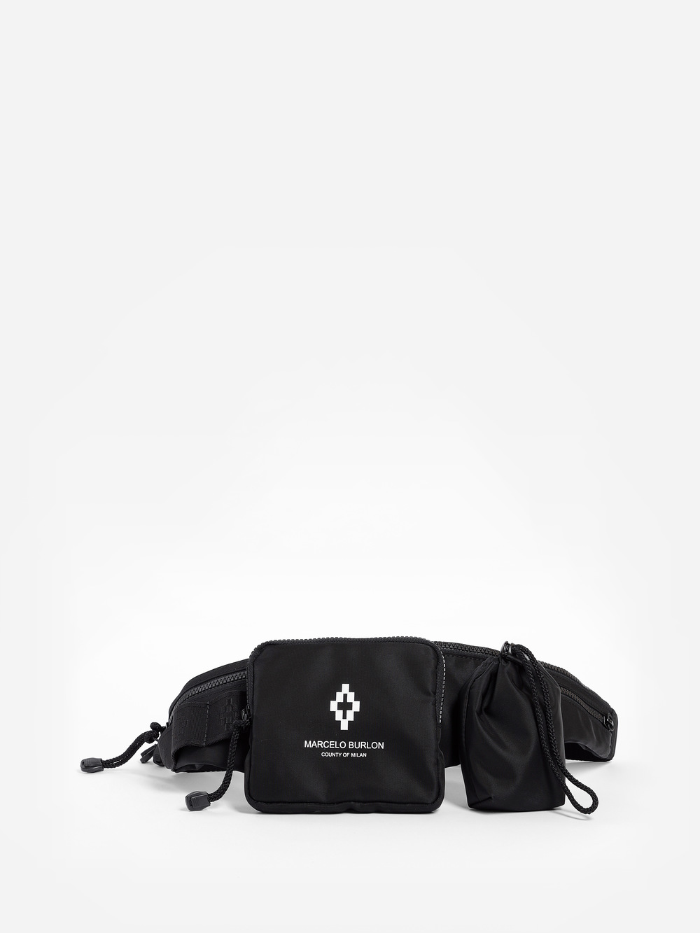 Marcelo Burlon County Of Milan Marcelo Burlon Waist Bag With Print In Black  | ModeSens