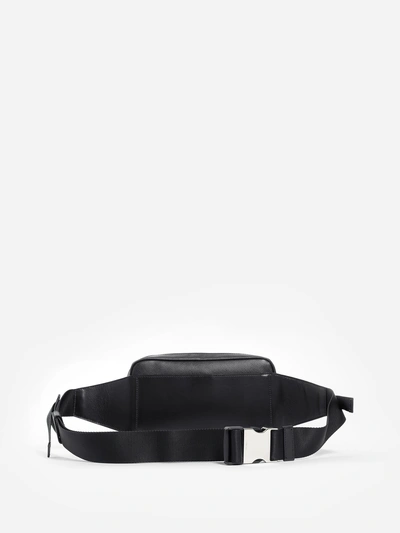 Shop Prada Men's Black Saffiano Leather Belt Bag