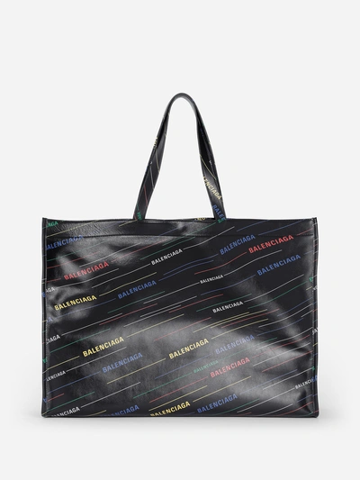 Shop Balenciaga Tote Bags In Black