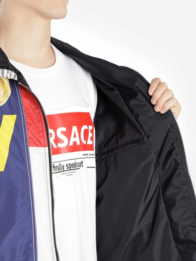 Shop Versace Jackets In Multicolor
