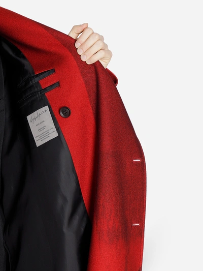 Shop Yohji Yamamoto Coats In Red