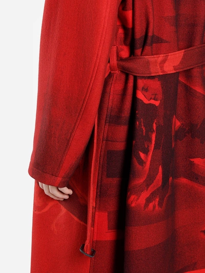 Shop Yohji Yamamoto Coats In Red