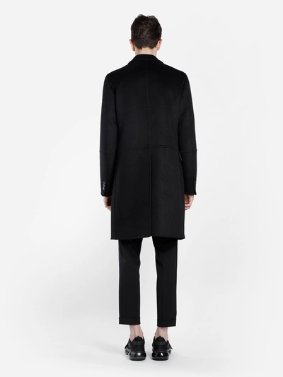 Shop Prada Coats In Black