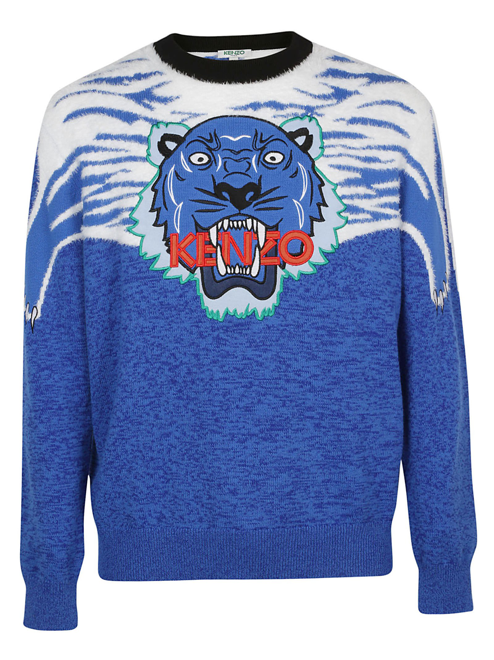 kenzo blue tiger jumper