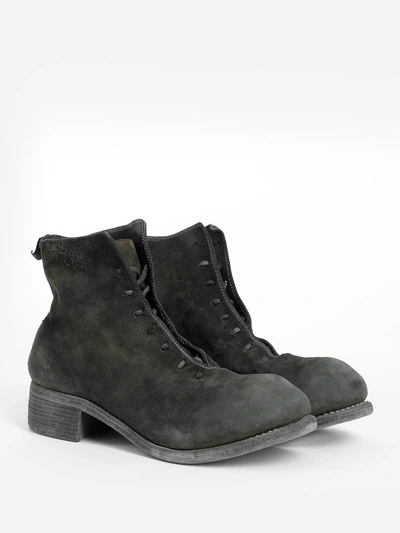 Shop Guidi Boots In Green