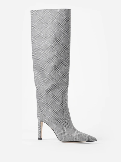 Shop Jimmy Choo Boots In Silver