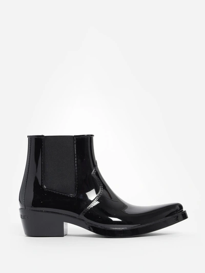 Calvin Klein 205w39nyc Women's Black Carol Rubber Boots | ModeSens