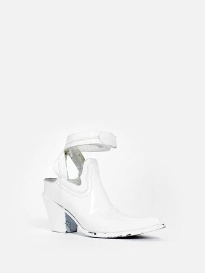 Shop Maison Margiela Boots In White