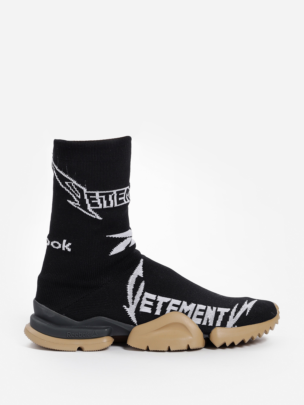 vetements reebok black