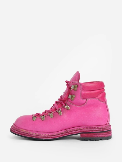 Shop Guidi Boots In Pink