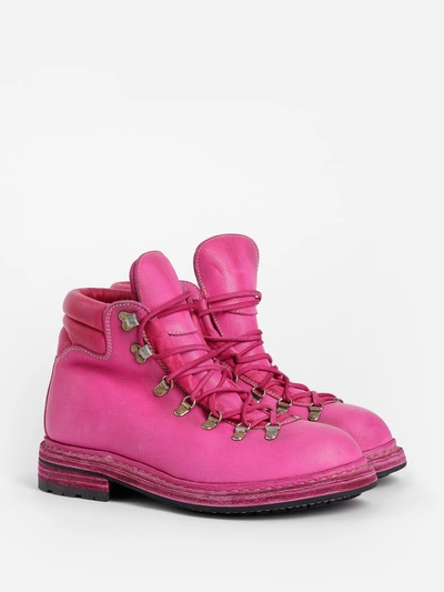 Shop Guidi Boots In Pink