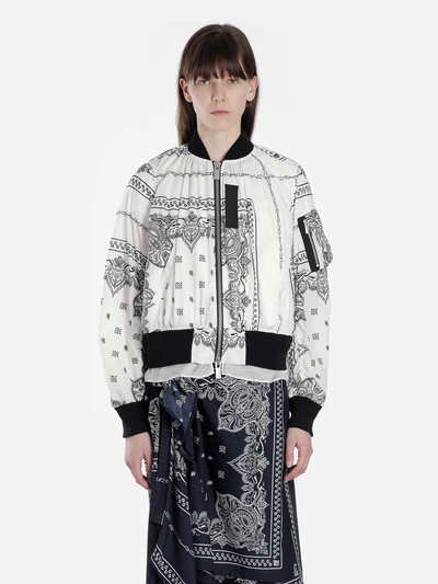 Shop Sacai Jackets In Off-white