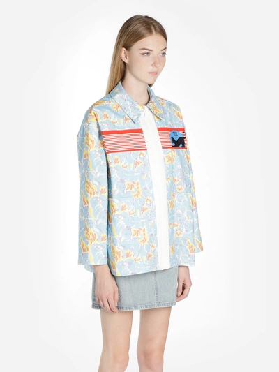 Shop Miu Miu Jackets In Multicolor